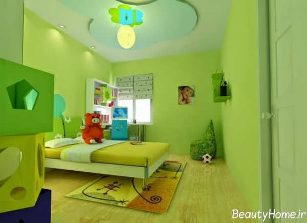 طرح های فانتزی و زیبا کناف اتاق کودک 