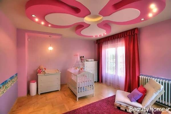 کناف اتاق خواب کودک با طرح های فانتزی و زیبا