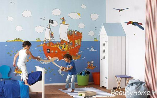 کاغذ دیواری کودک, کاغذ دیواری اتاق دختر, کاغذ دیواری اتاق پسر, عکس کاغذ دیواری اتاق کودک, طرح کاغذ دیواری اتاق کودک, رنگ کاغذ دیواری اتاق کودک, دکوراسیون اتاق کودک, تزیین اتاق کودک, انواع کاغذ دیواری اتاق کودک | wall-decor, wall-decor-blog | دکوراسیون ساختمان دکوروز