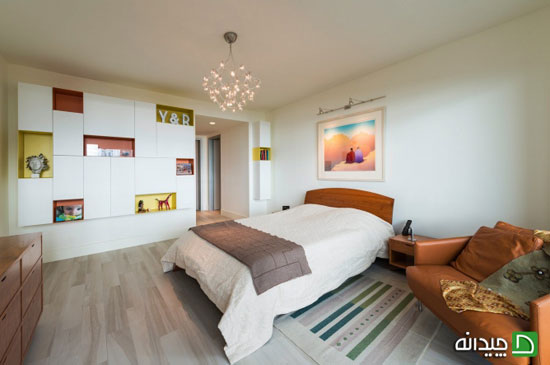 کفپوش چوبی, کاغذ دیواری اتاق خواب, رنگ مبلمان, رنگ آمیزی سقف اتاق خواب, رنگ آمیزی اتاق خواب, ترکیب رنگ اتاق خواب | wall-decor, wall-decor-blog | دکوراسیون ساختمان دکوروز